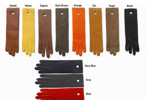 Men's Crochet Driving Gloves Deerskin – Black