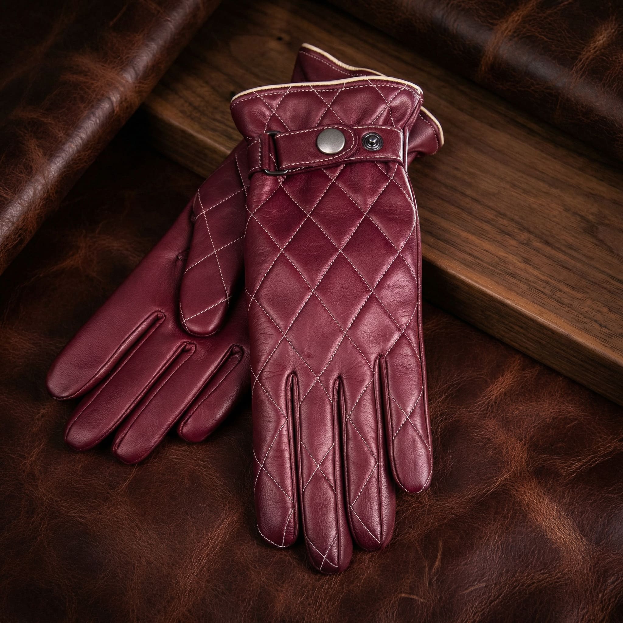 Nappa Leather Winter Gloves – Cashmere Lined, Available in Multiple Colors