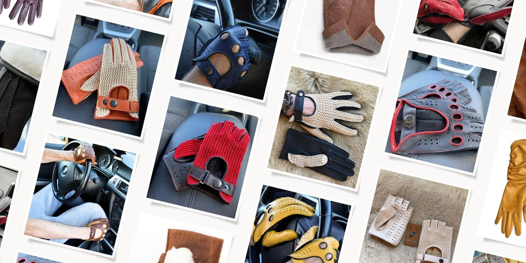 Custom Men’s Driving Gloves – Personalized Size and Color