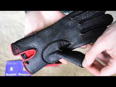 Women’s Peccary Winter Gloves – Hand Sewn from One Piece Leather with Cashmere Lining, Finger Quirks, Custom Size