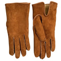 Damen Lammfell Winterhandschuhe Cognac