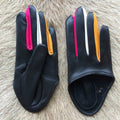 Women’s Fashion Leather Gloves – Multicolor Nappa Leather