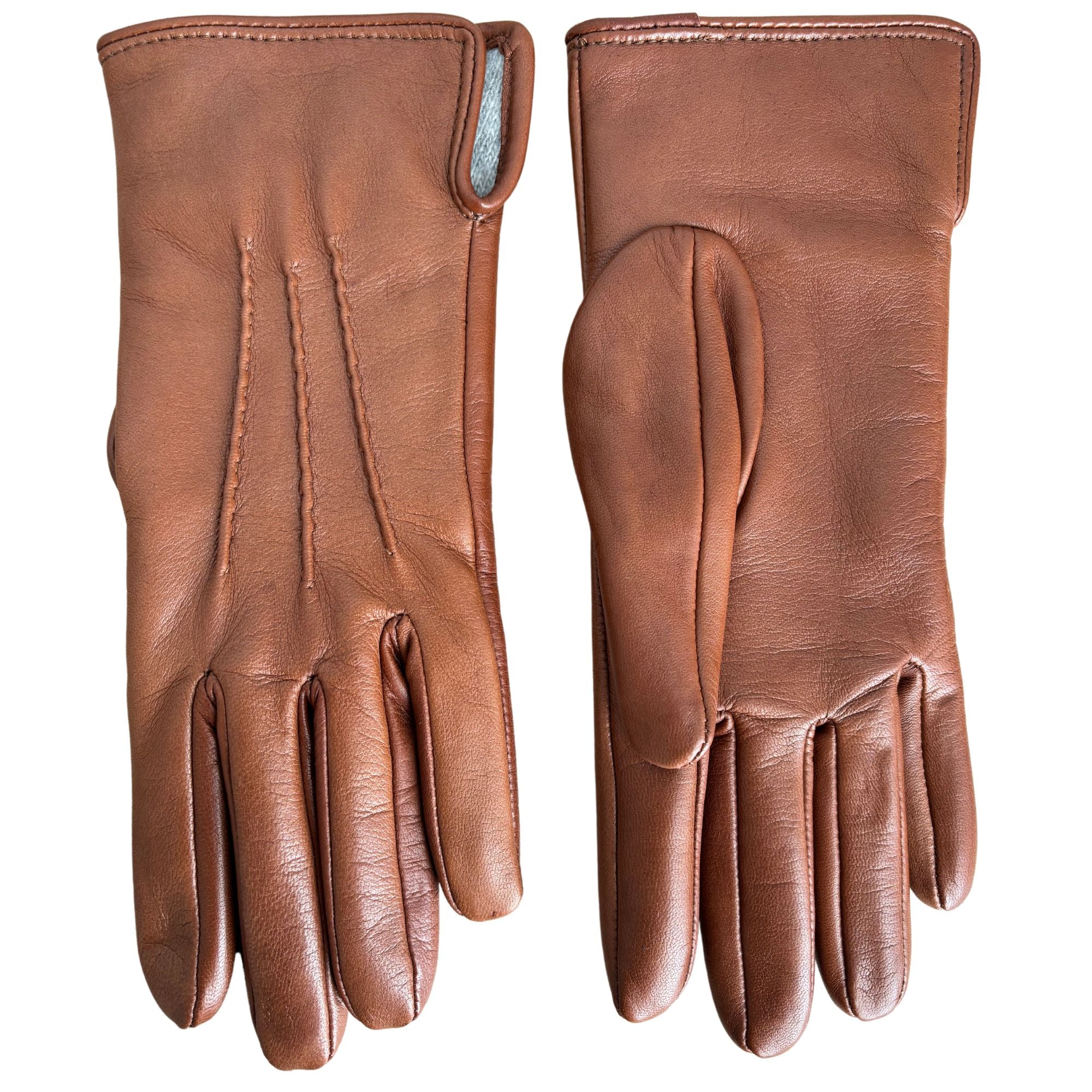 Women’s Lambskin Winter Gloves with Cashmere Lining – Cork