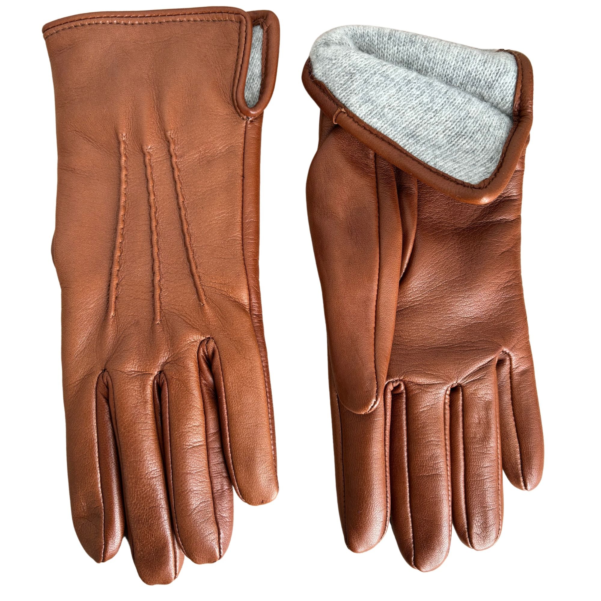 Women’s Lambskin Winter Gloves with Cashmere Lining – Cork